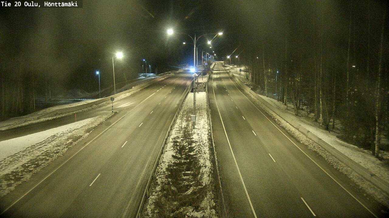 Kelikamerat Kuva Tie 20 Oulu, Hönttämäki, Oulu, Pohjois-Pohjanmaa