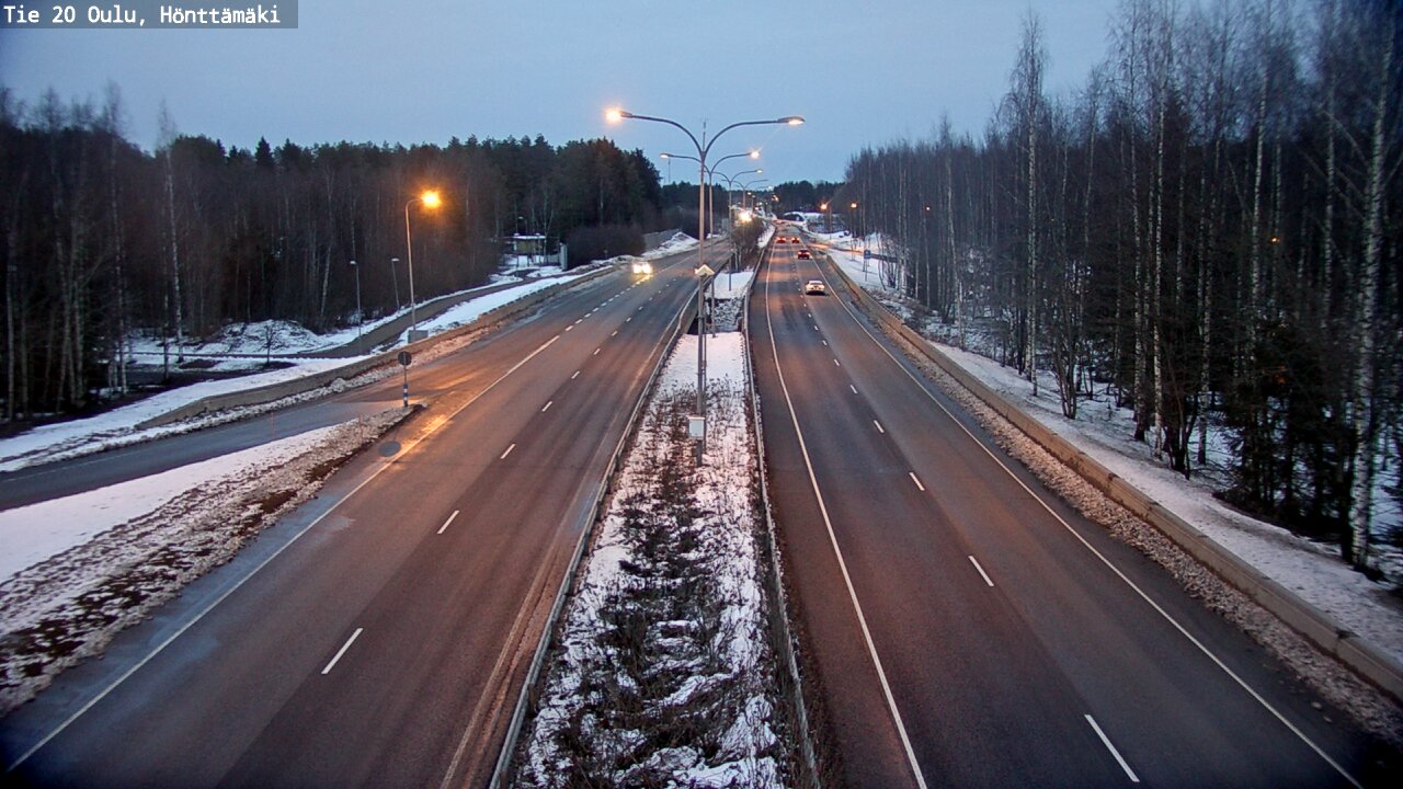 Kelikamerat Kuva Tie 20 Oulu, Hönttämäki, Oulu, Pohjois-Pohjanmaa