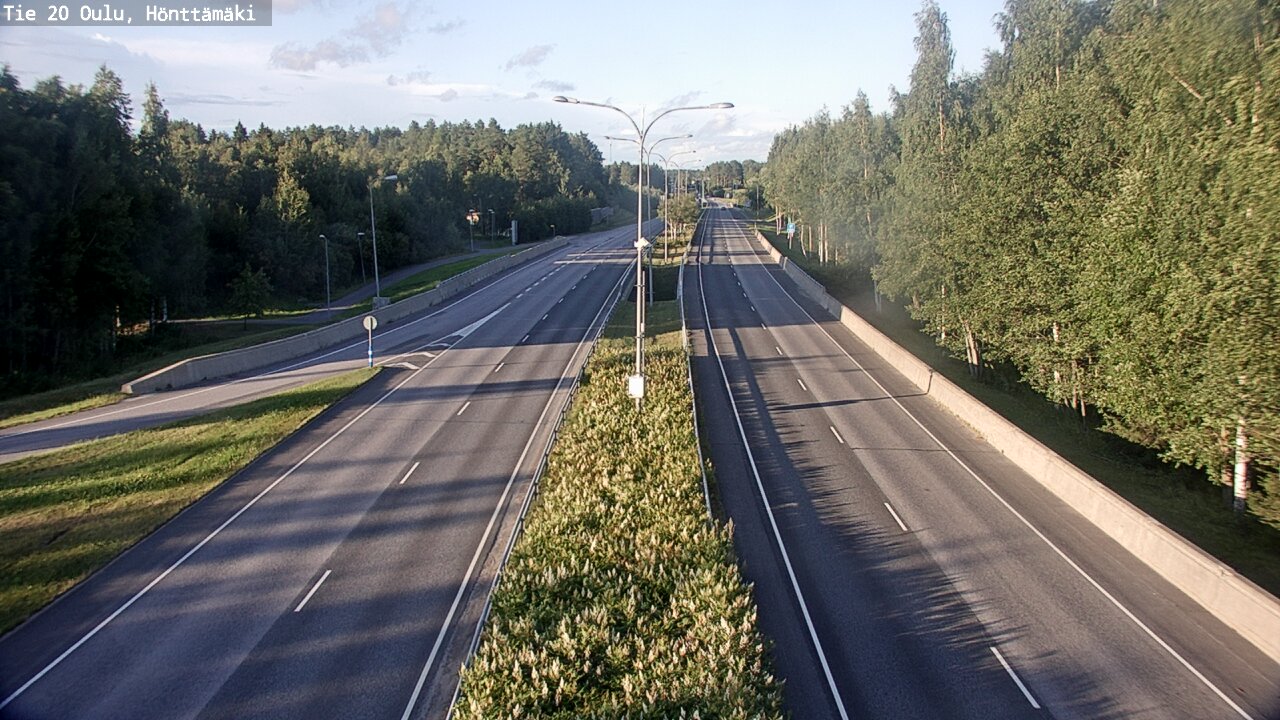 Kelikamerat Kuva Tie 20 Oulu, Hönttämäki, Oulu, Pohjois-Pohjanmaa
