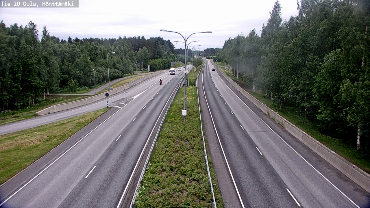 Weather Camera Image Road 20 Oulu, Hönttämäki, Oulu, Pohjois-Pohjanmaa