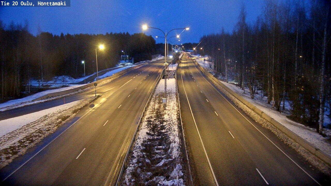 Kelikamerat Kuva Tie 20 Oulu, Hönttämäki, Oulu, Pohjois-Pohjanmaa