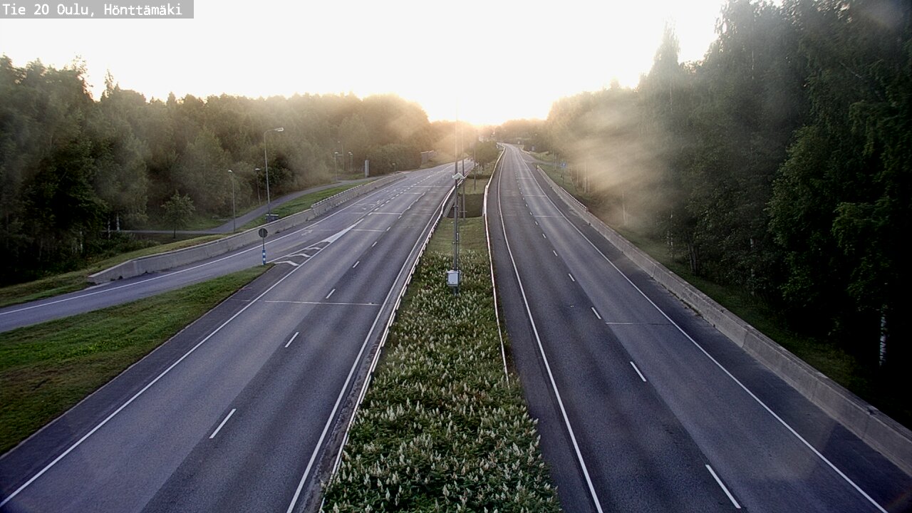 Kelikamerat Kuva Tie 20 Oulu, Hönttämäki, Oulu, Pohjois-Pohjanmaa