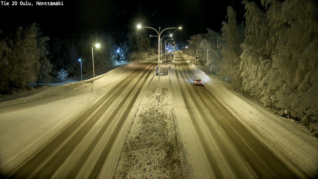Kelikamerat Kuva Tie 20 Oulu, Hönttämäki, Oulu, Pohjois-Pohjanmaa