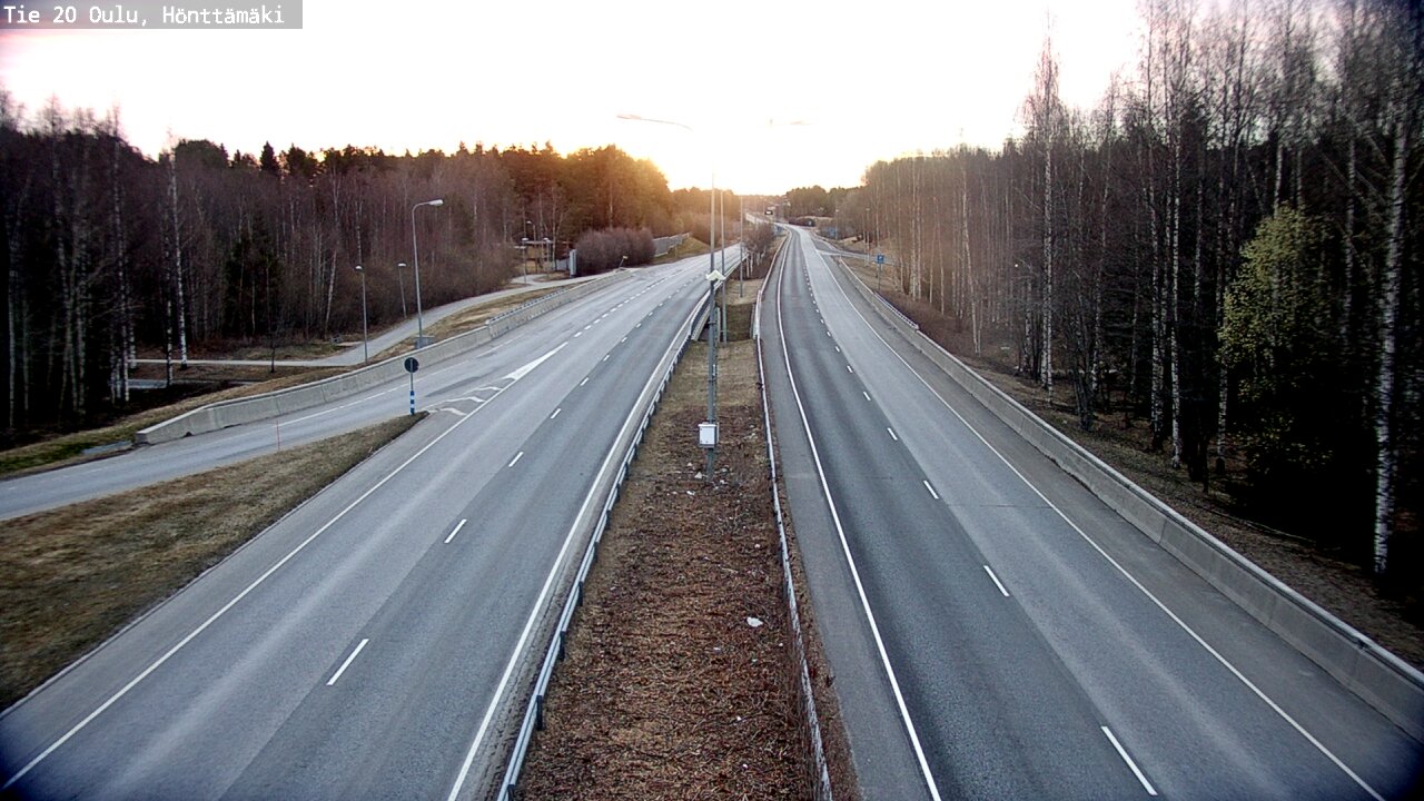 Kelikamerat Kuva Tie 20 Oulu, Hönttämäki, Oulu, Pohjois-Pohjanmaa