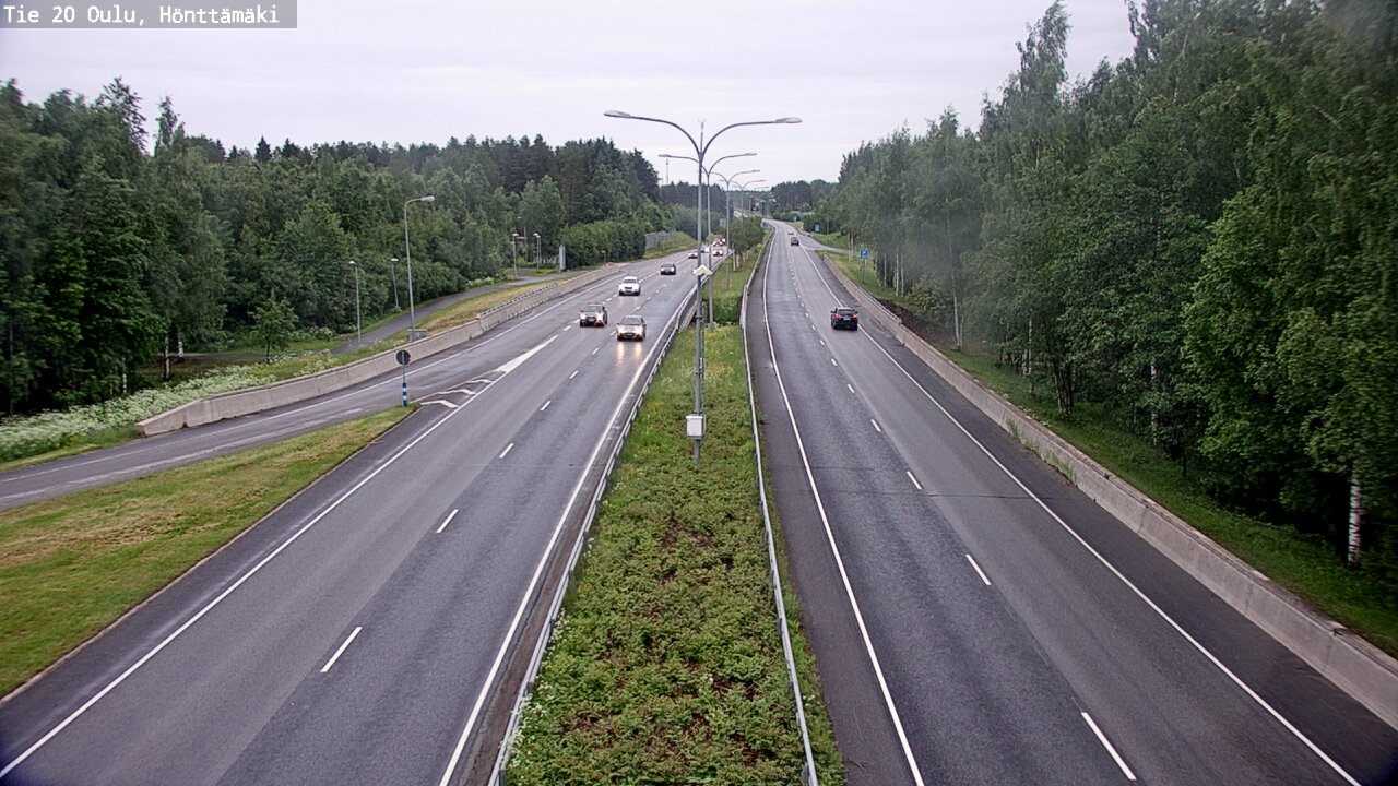 Kelikamerat Kuva Tie 20 Oulu, Hönttämäki, Oulu, Pohjois-Pohjanmaa