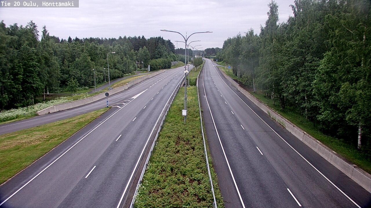 Kelikamerat Kuva Tie 20 Oulu, Hönttämäki, Oulu, Pohjois-Pohjanmaa