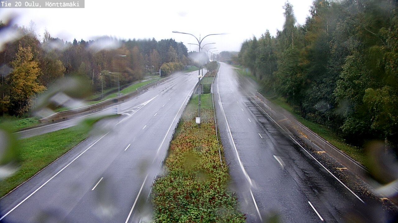 Weather Camera Image Road 20 Oulu, Hönttämäki, Oulu, Pohjois-Pohjanmaa
