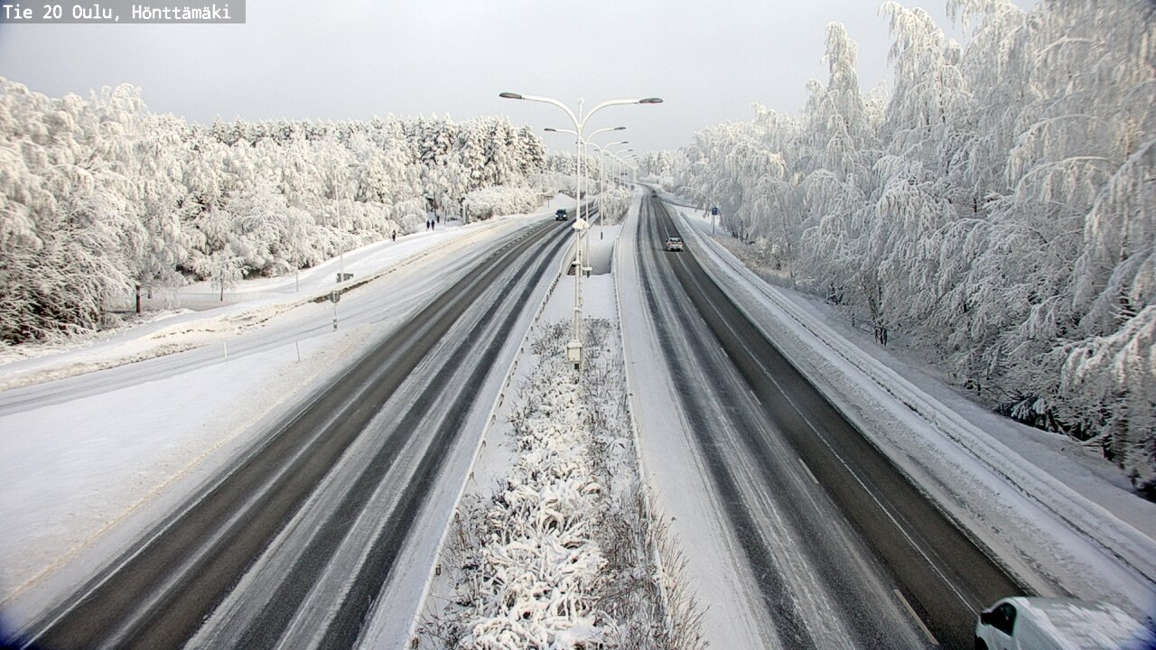 Weather Camera Image Road 20 Oulu, Hönttämäki, Oulu, Pohjois-Pohjanmaa