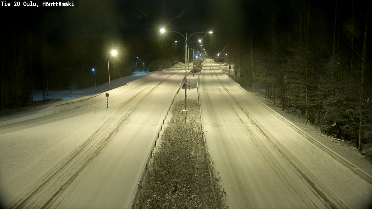 Kelikamerat Kuva Tie 20 Oulu, Hönttämäki, Oulu, Pohjois-Pohjanmaa