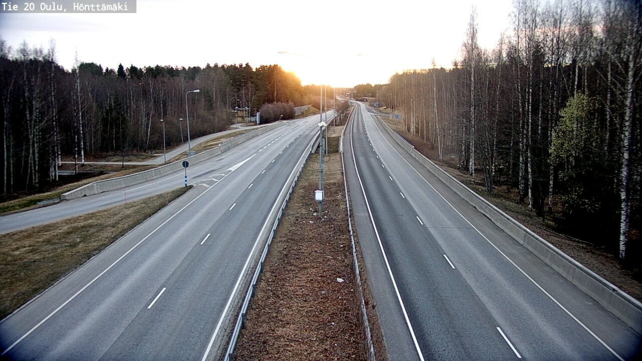 Kelikamerat Kuva Tie 20 Oulu, Hönttämäki, Oulu, Pohjois-Pohjanmaa