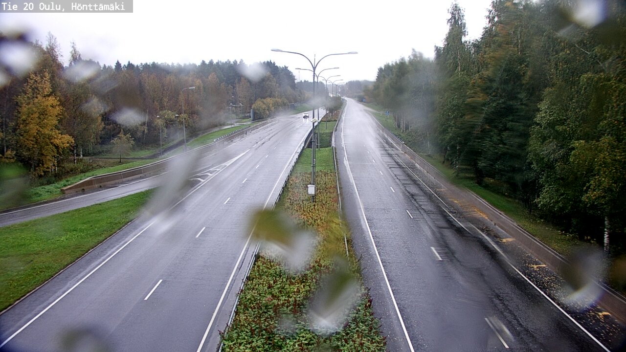 Weather Camera Image Road 20 Oulu, Hönttämäki, Oulu, Pohjois-Pohjanmaa