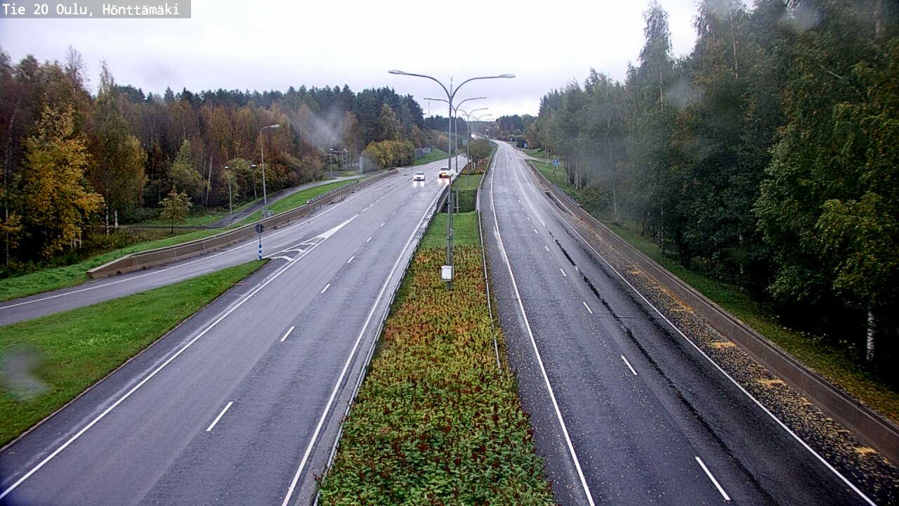 Weather Camera Image Road 20 Oulu, Hönttämäki, Oulu, Pohjois-Pohjanmaa