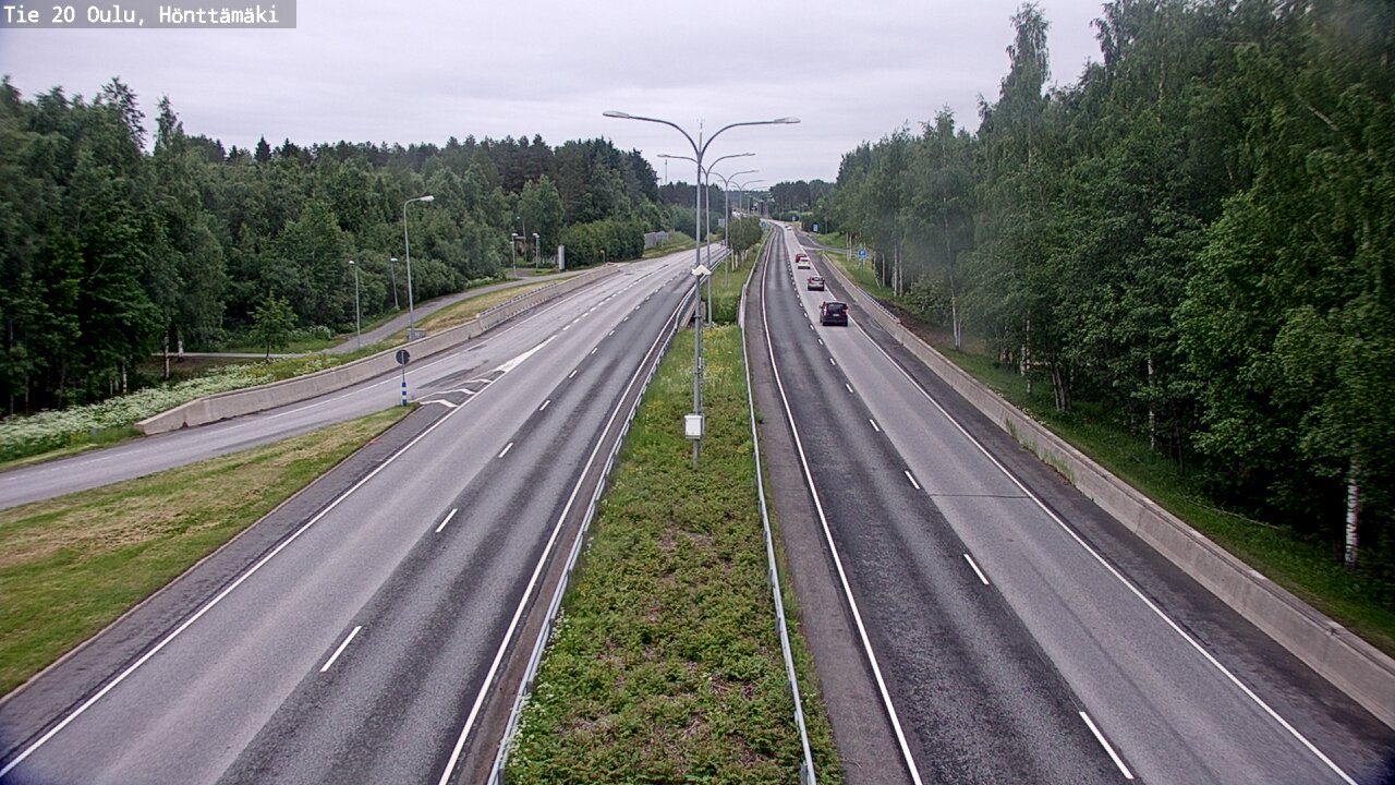 Kelikamerat Kuva Tie 20 Oulu, Hönttämäki, Oulu, Pohjois-Pohjanmaa