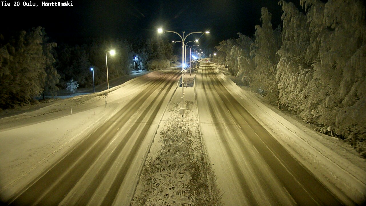 Kelikamerat Kuva Tie 20 Oulu, Hönttämäki, Oulu, Pohjois-Pohjanmaa