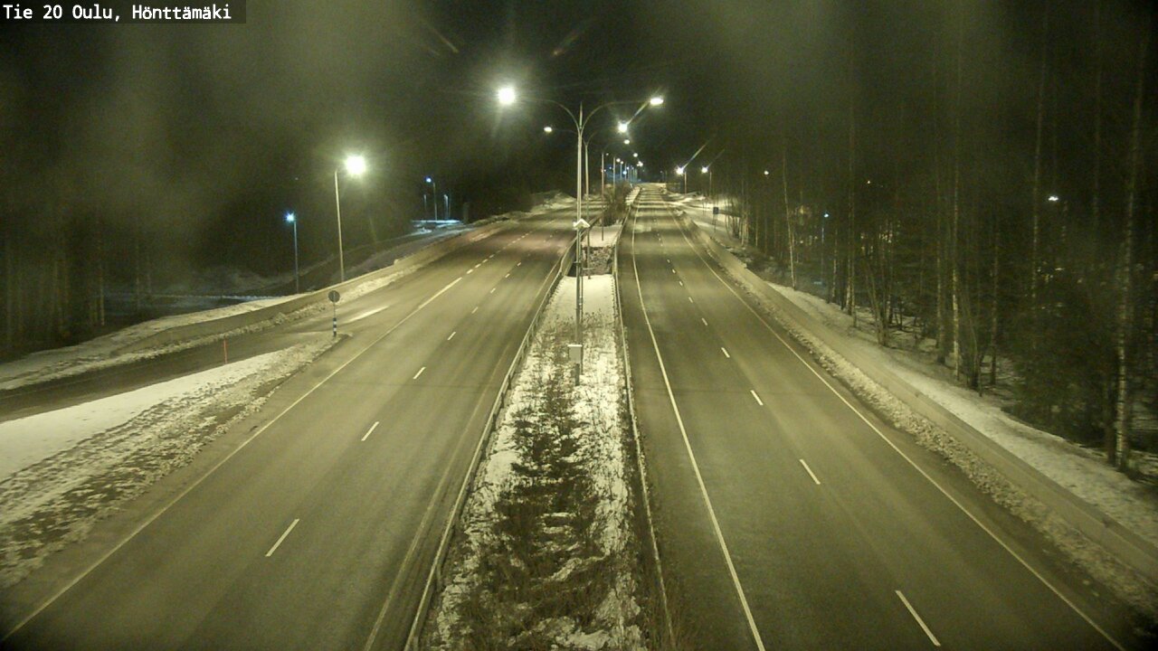 Kelikamerat Kuva Tie 20 Oulu, Hönttämäki, Oulu, Pohjois-Pohjanmaa