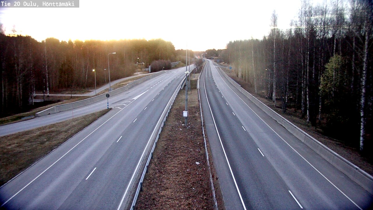 Kelikamerat Kuva Tie 20 Oulu, Hönttämäki, Oulu, Pohjois-Pohjanmaa