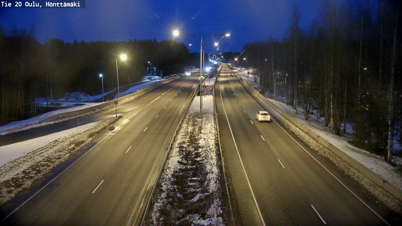 Kelikamerat Kuva Tie 20 Oulu, Hönttämäki, Oulu, Pohjois-Pohjanmaa