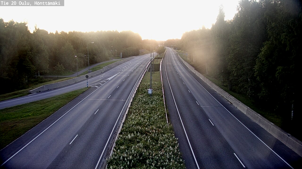 Kelikamerat Kuva Tie 20 Oulu, Hönttämäki, Oulu, Pohjois-Pohjanmaa