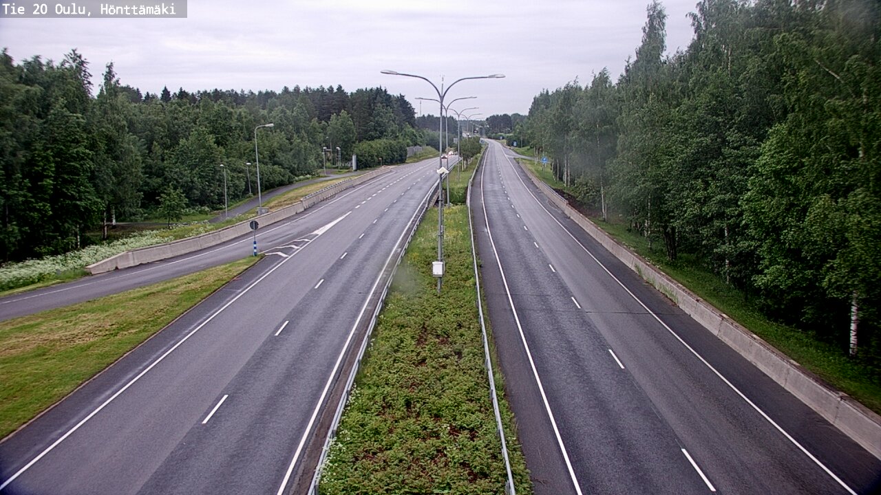 Kelikamerat Kuva Tie 20 Oulu, Hönttämäki, Oulu, Pohjois-Pohjanmaa