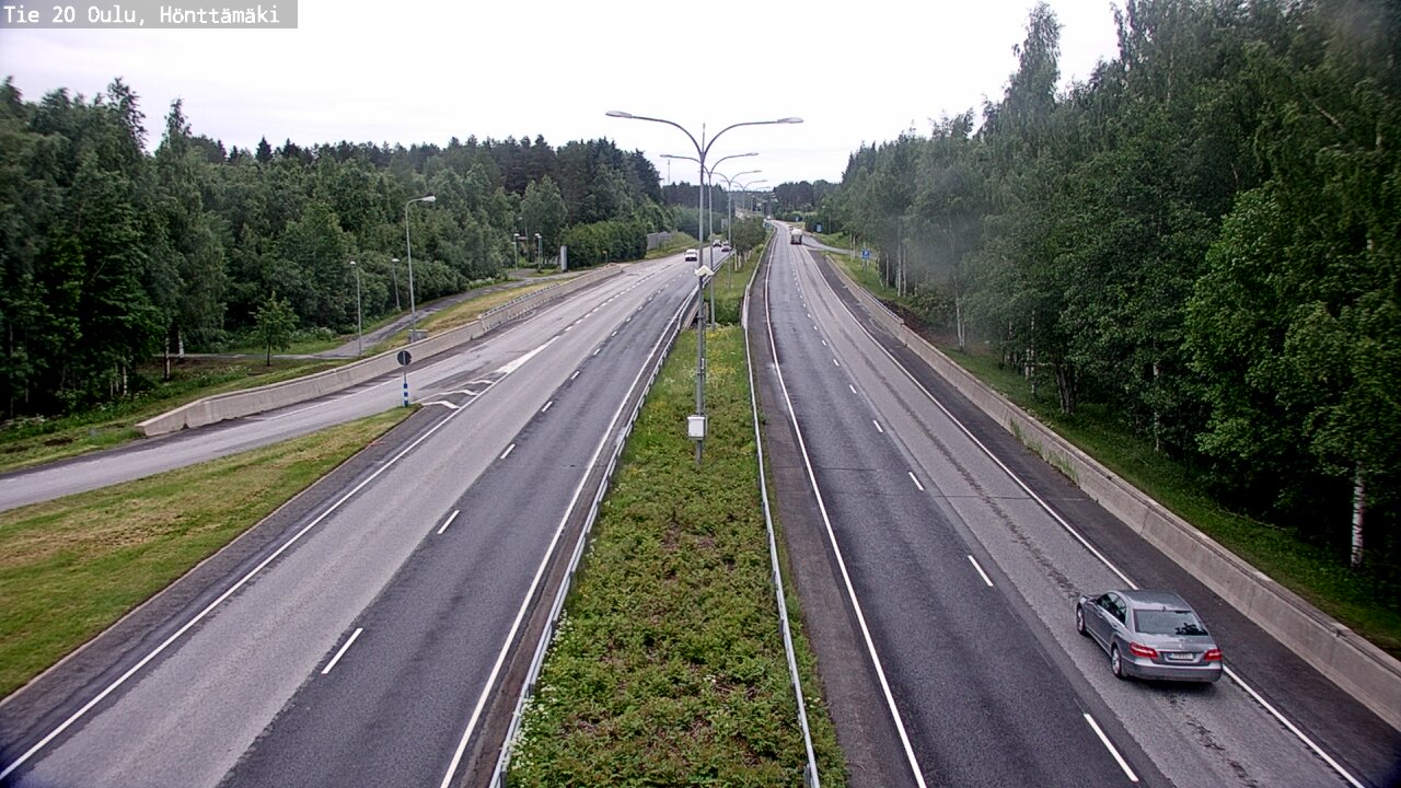 Weather Camera Image Road 20 Oulu, Hönttämäki, Oulu, Pohjois-Pohjanmaa