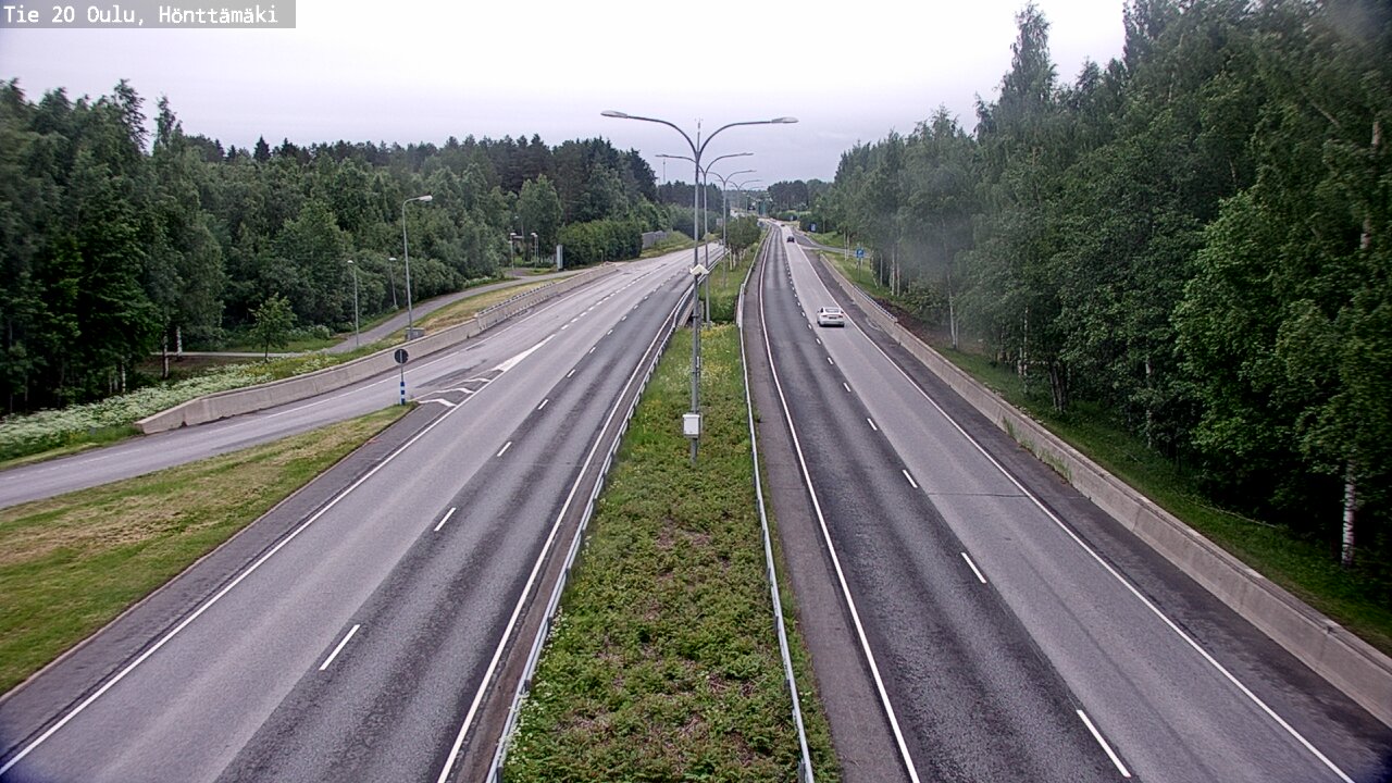 Kelikamerat Kuva Tie 20 Oulu, Hönttämäki, Oulu, Pohjois-Pohjanmaa