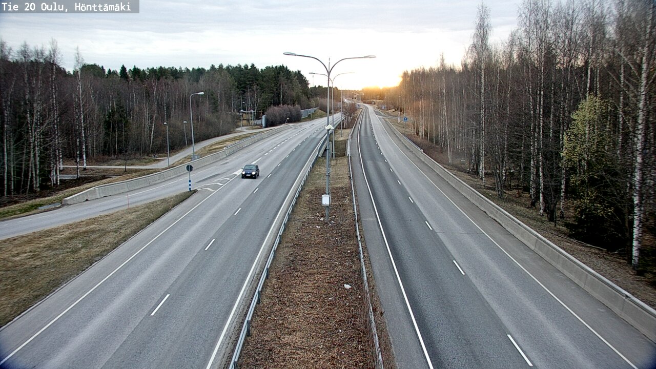 Kelikamerat Kuva Tie 20 Oulu, Hönttämäki, Oulu, Pohjois-Pohjanmaa