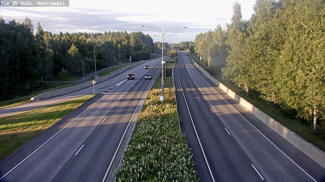 Kelikamerat Kuva Tie 20 Oulu, Hönttämäki, Oulu, Pohjois-Pohjanmaa