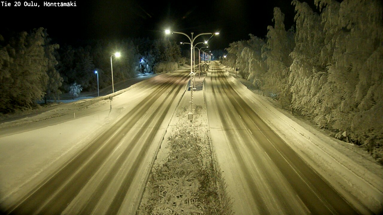 Kelikamerat Kuva Tie 20 Oulu, Hönttämäki, Oulu, Pohjois-Pohjanmaa