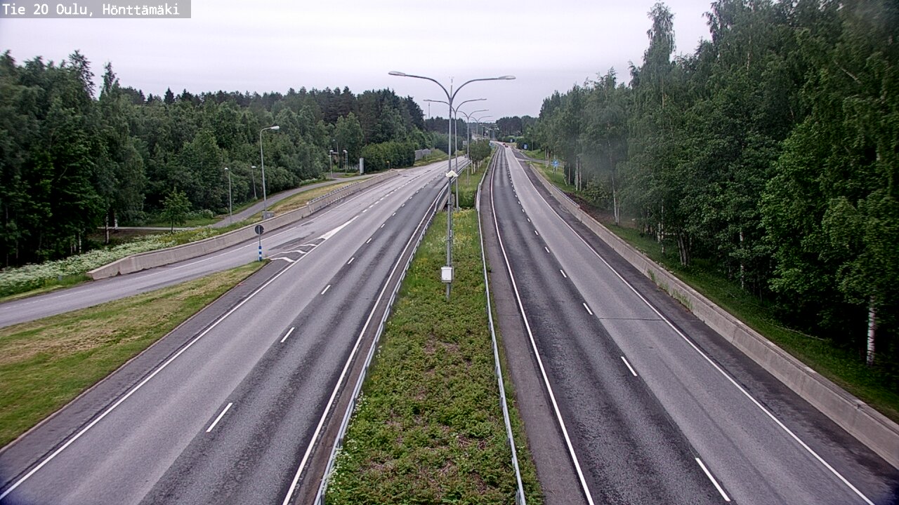 Kelikamerat Kuva Tie 20 Oulu, Hönttämäki, Oulu, Pohjois-Pohjanmaa