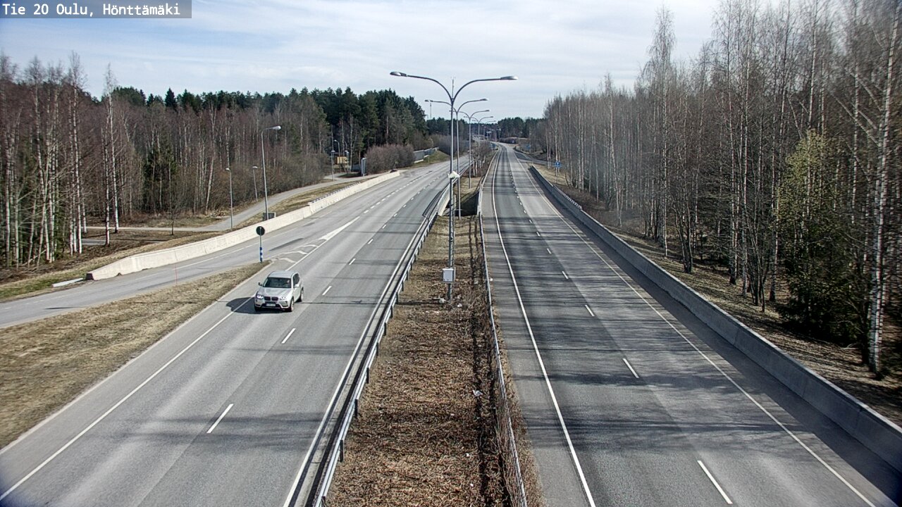 Weather Camera Image Road 20 Oulu, Hönttämäki, Oulu, Pohjois-Pohjanmaa