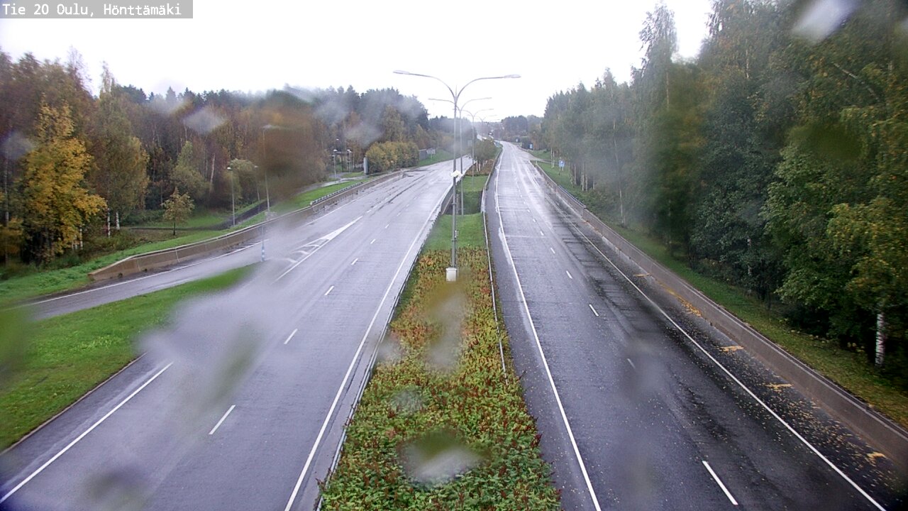 Weather Camera Image Road 20 Oulu, Hönttämäki, Oulu, Pohjois-Pohjanmaa
