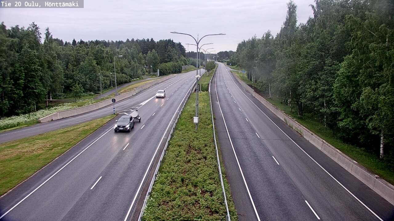 Kelikamerat Kuva Tie 20 Oulu, Hönttämäki, Oulu, Pohjois-Pohjanmaa