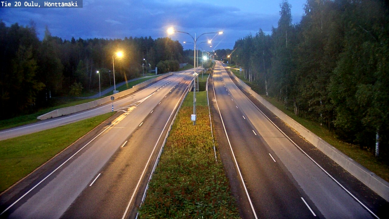 Kelikamerat Kuva Tie 20 Oulu, Hönttämäki, Oulu, Pohjois-Pohjanmaa