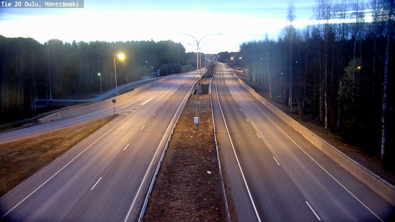 Kelikamerat Kuva Tie 20 Oulu, Hönttämäki, Oulu, Pohjois-Pohjanmaa