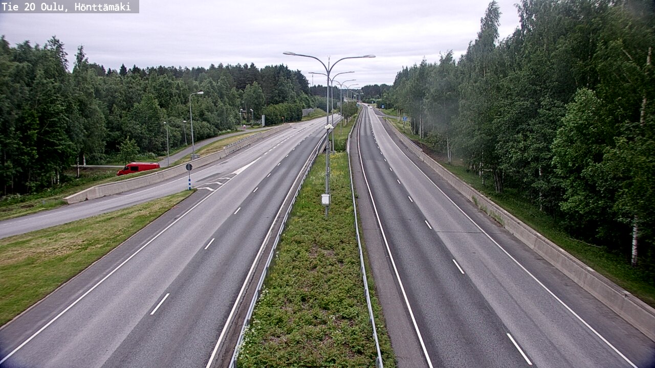 Weather Camera Image Road 20 Oulu, Hönttämäki, Oulu, Pohjois-Pohjanmaa
