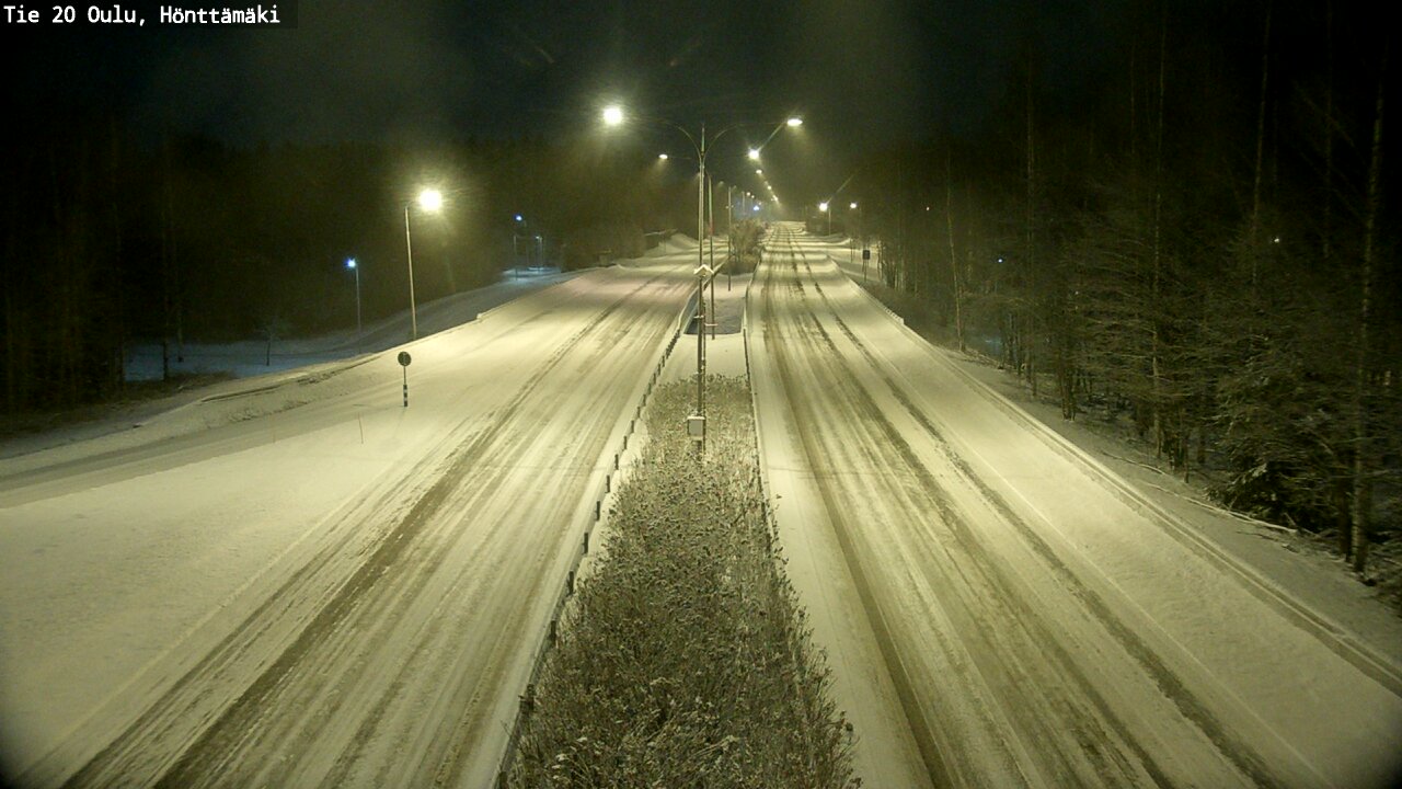 Kelikamerat Kuva Tie 20 Oulu, Hönttämäki, Oulu, Pohjois-Pohjanmaa