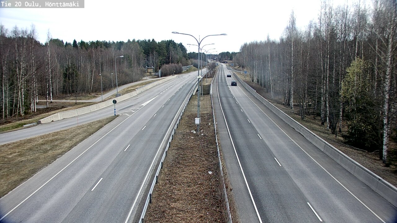 Weather Camera Image Road 20 Oulu, Hönttämäki, Oulu, Pohjois-Pohjanmaa