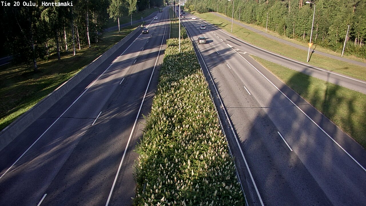 Weather Camera Image Väg 20 Oleåborg, Hönttämäki, Oulu, Pohjois-Pohjanmaa