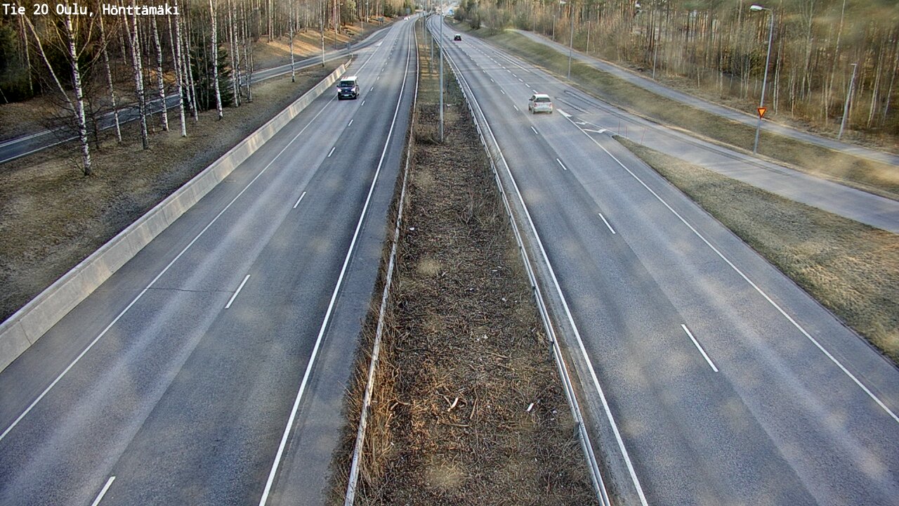 Weather Camera Image Road 20 Oulu, Hönttämäki, Oulu, Pohjois-Pohjanmaa