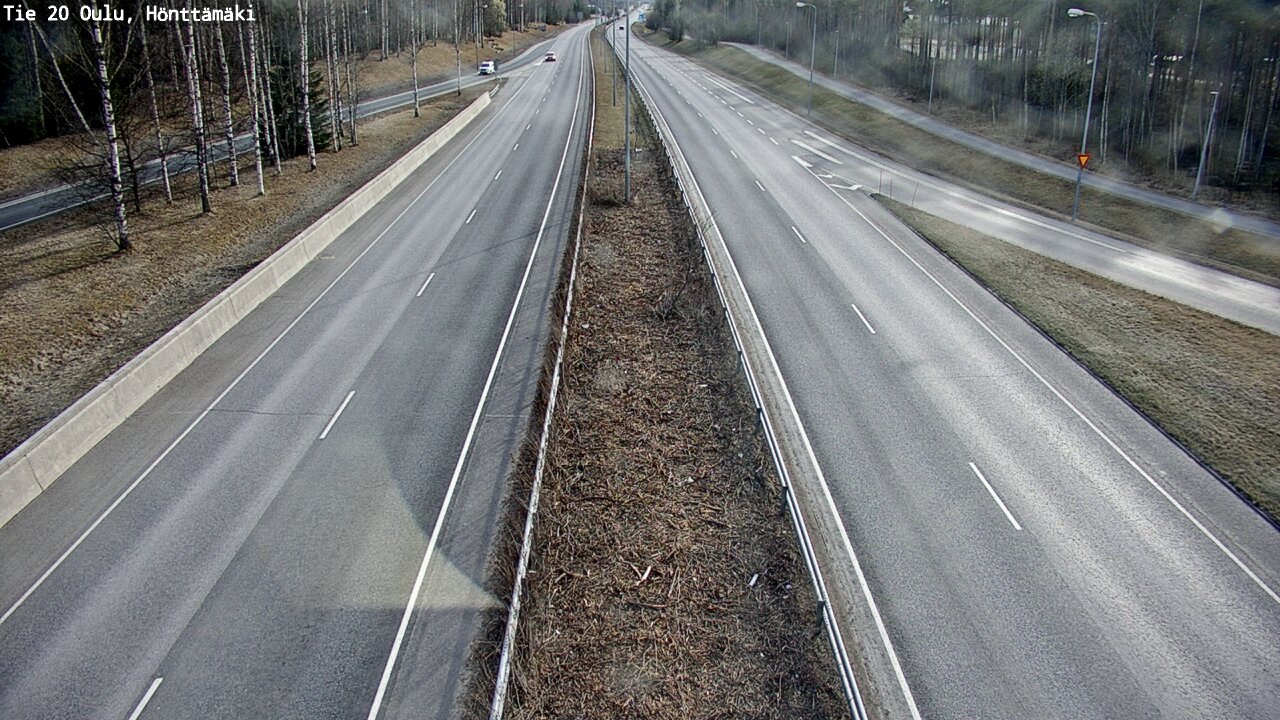Weather Camera Image Road 20 Oulu, Hönttämäki, Oulu, Pohjois-Pohjanmaa