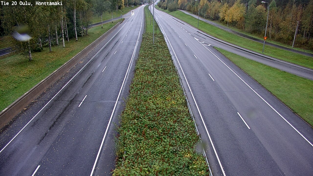 Weather Camera Image Road 20 Oulu, Hönttämäki, Oulu, Pohjois-Pohjanmaa