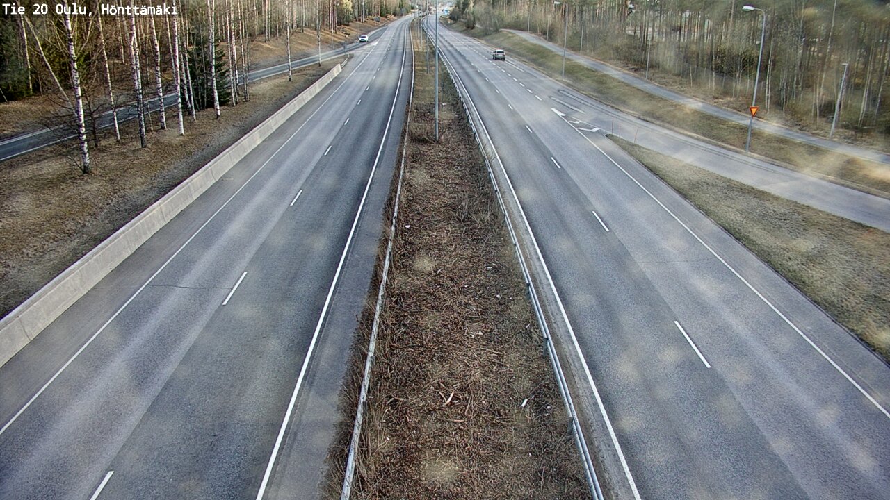 Weather Camera Image Road 20 Oulu, Hönttämäki, Oulu, Pohjois-Pohjanmaa