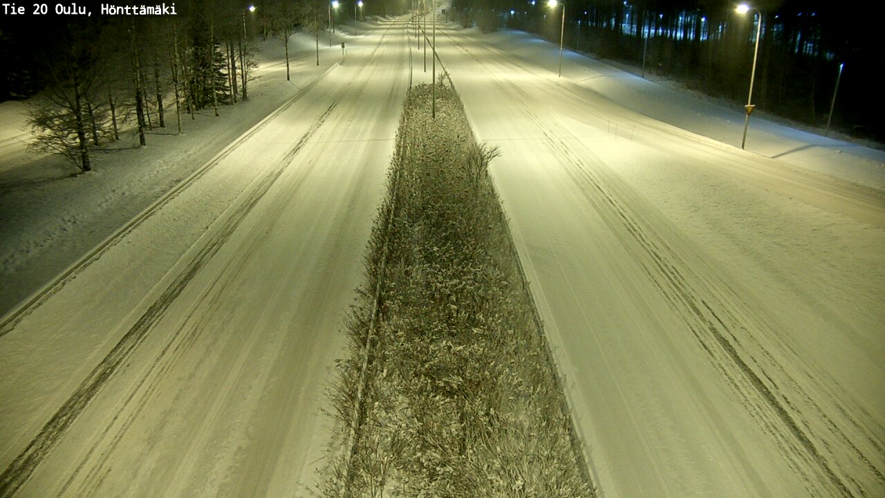 Kelikamerat Kuva Tie 20 Oulu, Hönttämäki, Oulu, Pohjois-Pohjanmaa