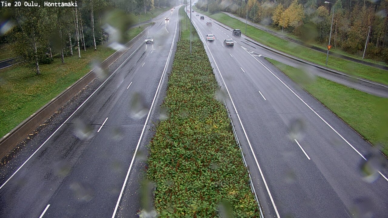Weather Camera Image Road 20 Oulu, Hönttämäki, Oulu, Pohjois-Pohjanmaa