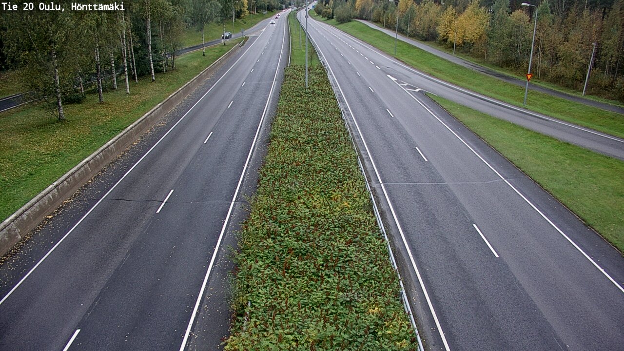Weather Camera Image Road 20 Oulu, Hönttämäki, Oulu, Pohjois-Pohjanmaa