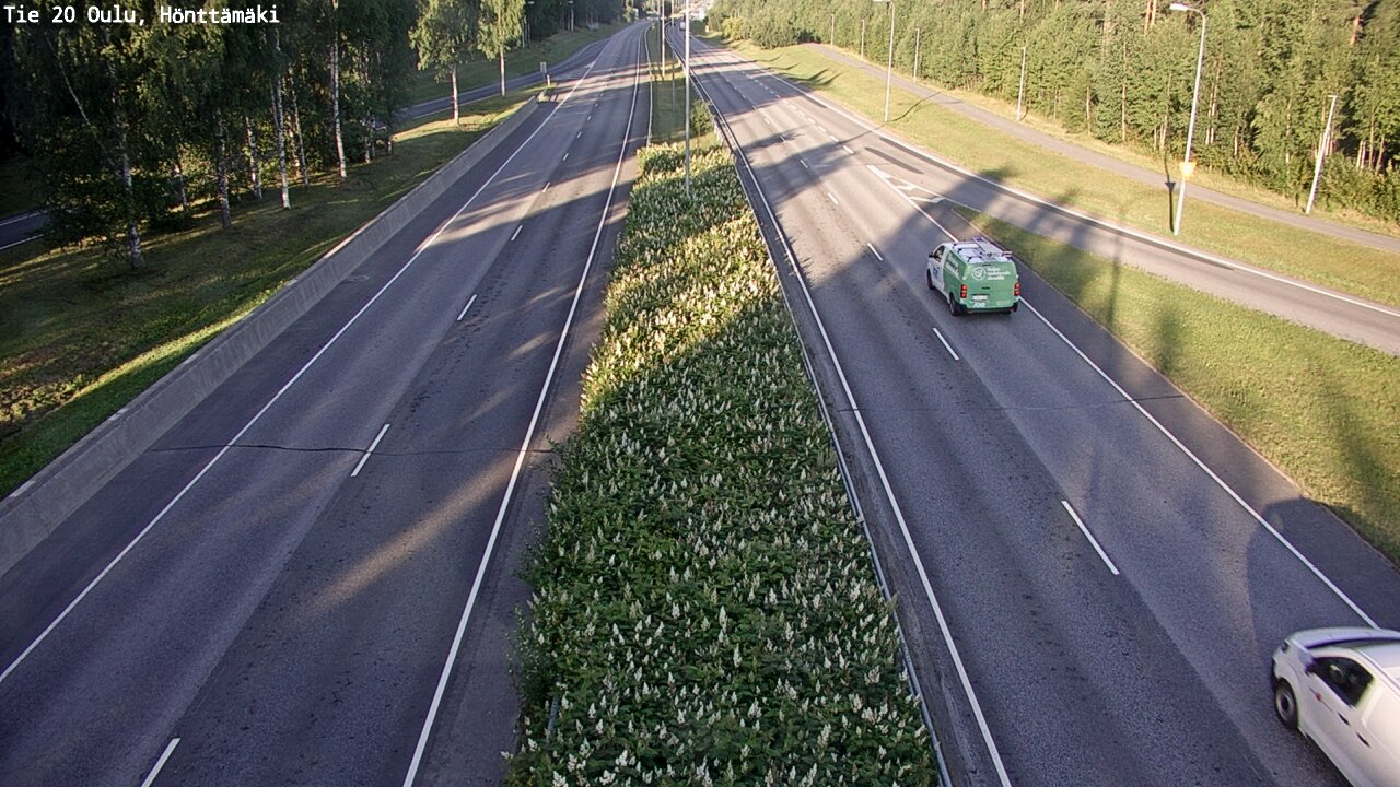Weather Camera Image Väg 20 Oleåborg, Hönttämäki, Oulu, Pohjois-Pohjanmaa