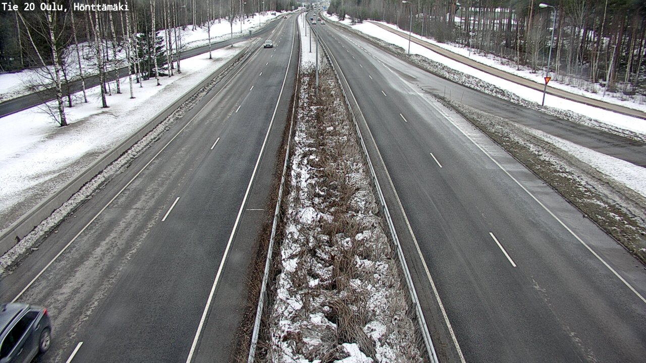 Weather Camera Image Väg 20 Oleåborg, Hönttämäki, Oulu, Pohjois-Pohjanmaa