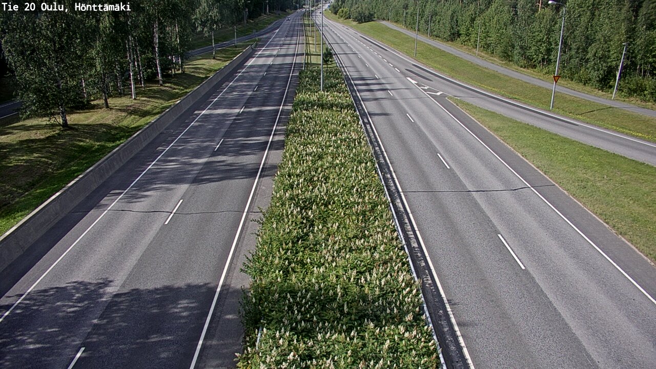 Weather Camera Image Väg 20 Oleåborg, Hönttämäki, Oulu, Pohjois-Pohjanmaa