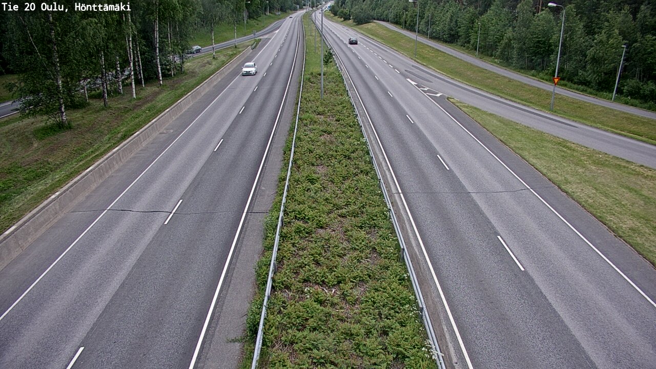 Weather Camera Image Road 20 Oulu, Hönttämäki, Oulu, Pohjois-Pohjanmaa