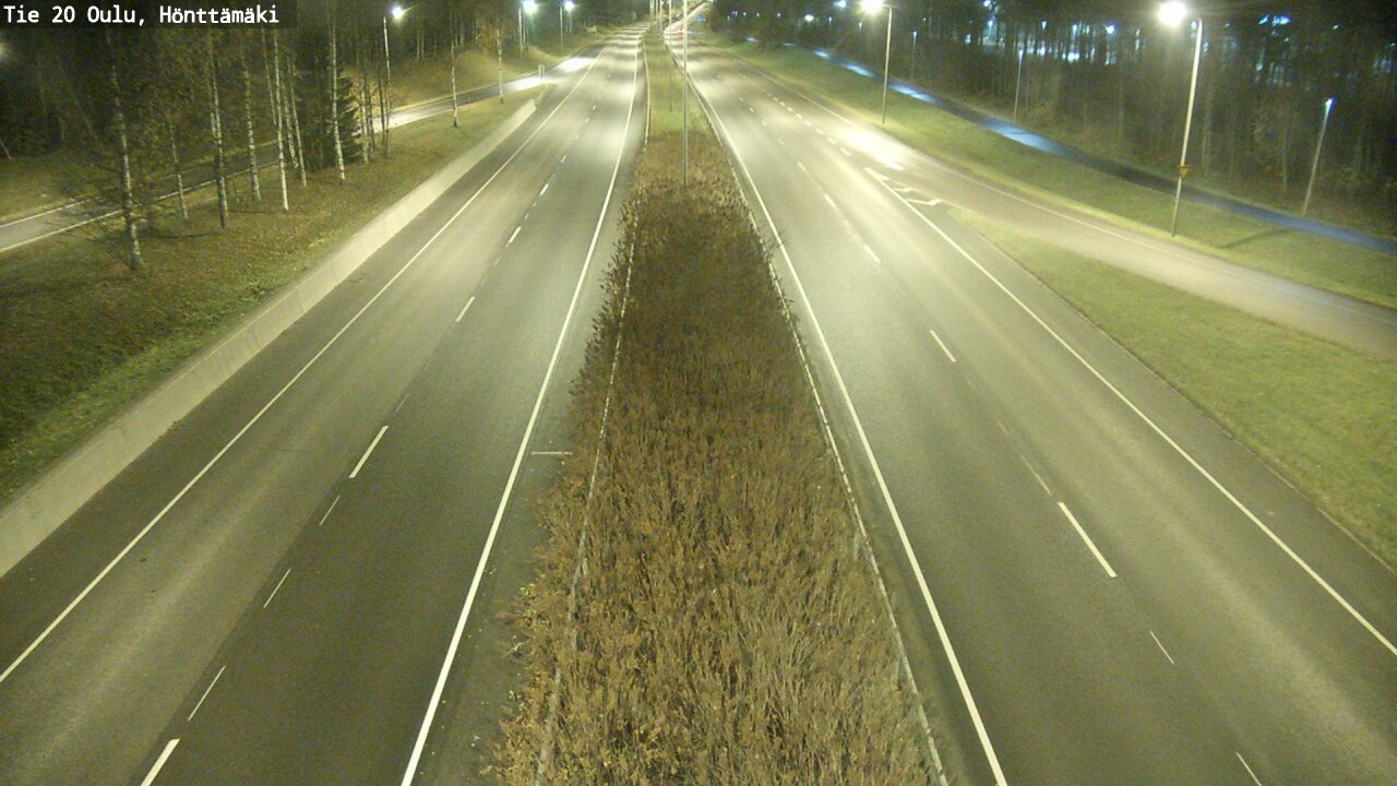 Weather Camera Image Road 20 Oulu, Hönttämäki, Oulu, Pohjois-Pohjanmaa